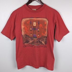 Vintage Grand Canyon Scene Short Sleeve Tee size M